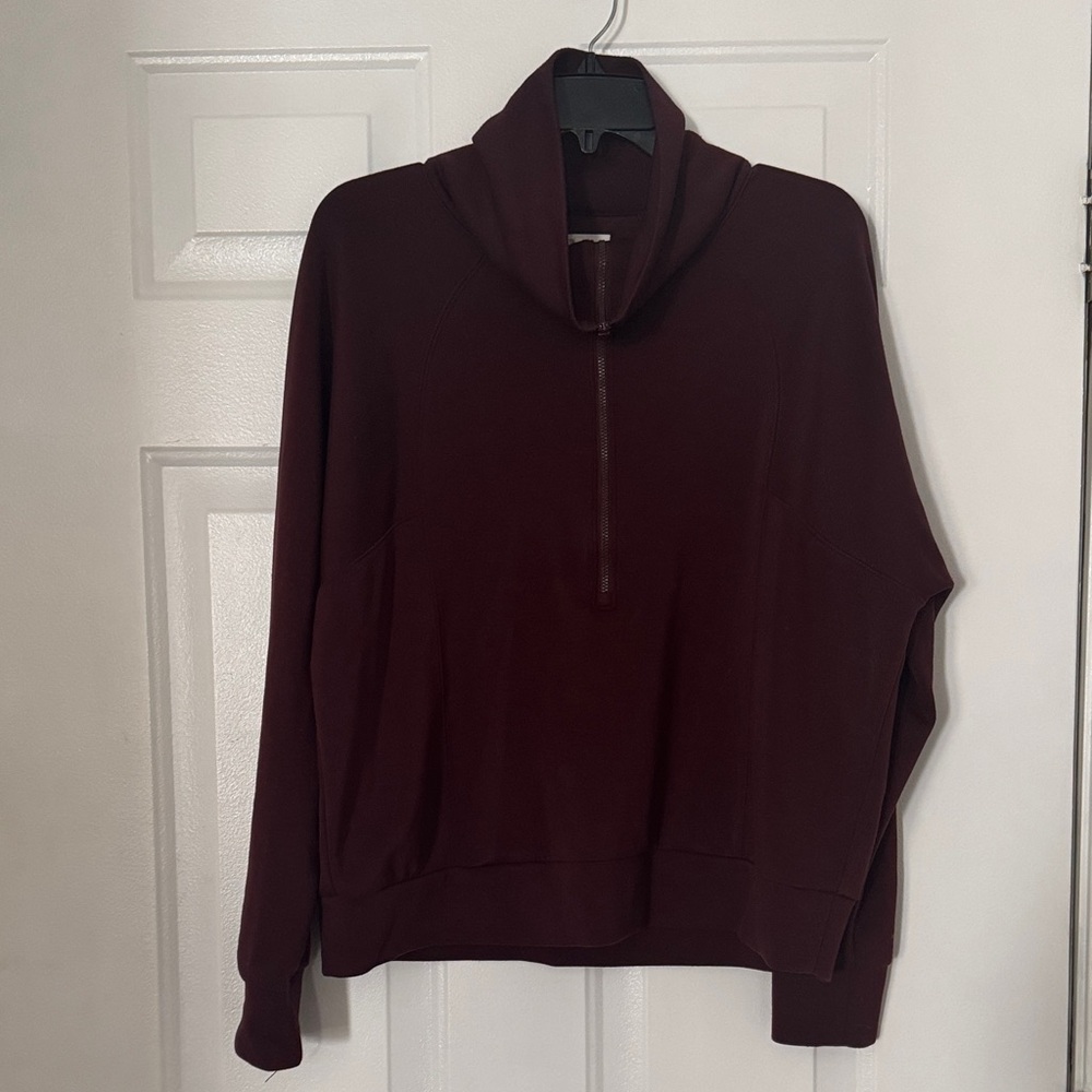 Maurices Burgundy Cowl Neck Sweater